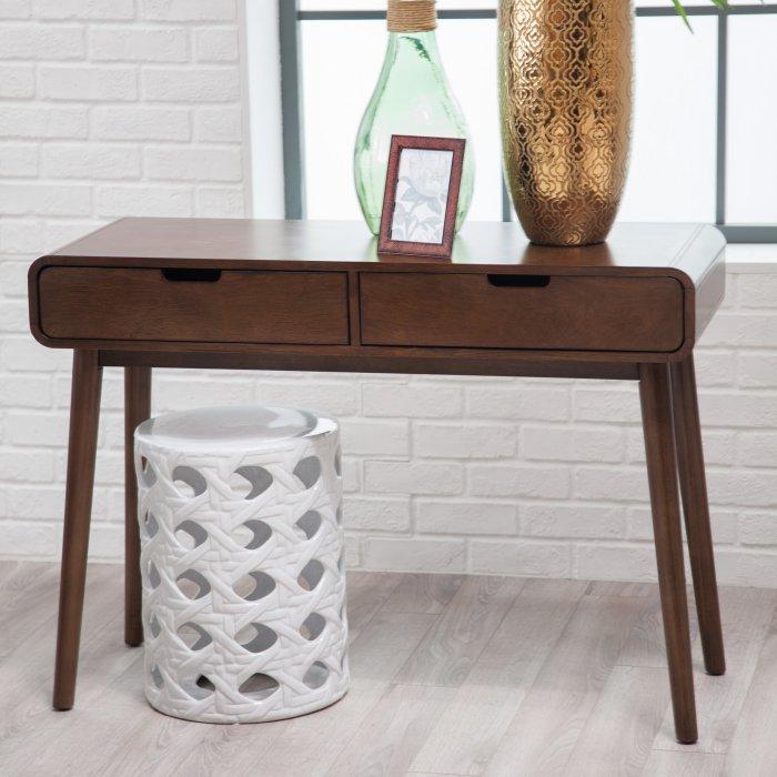 Modern Console Table with Two Drawers