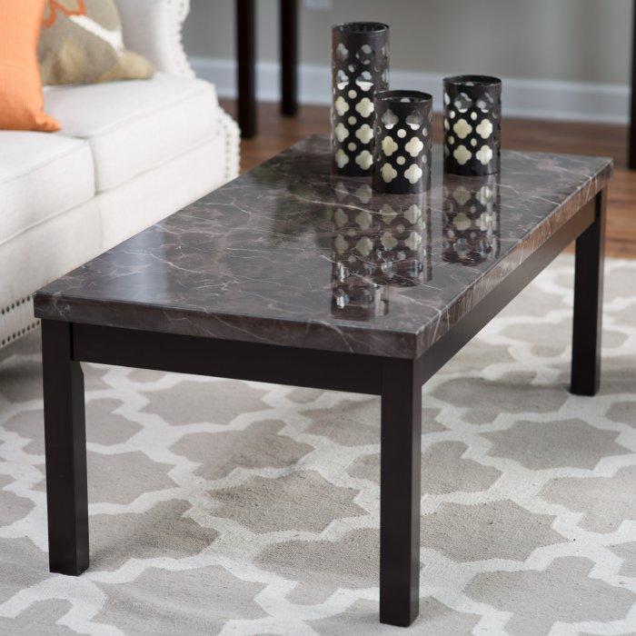 Milano Faux Marble Coffee Table