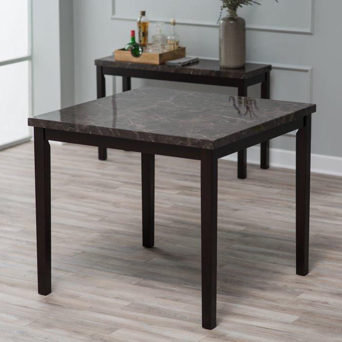 Milano Faux Marble Counter Height Table