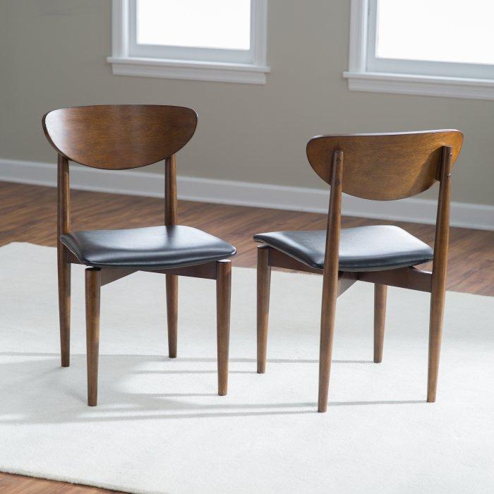 Mid Century Modern Dining Chair Set of 2