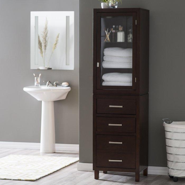 Modern Linen Tower Cabinet