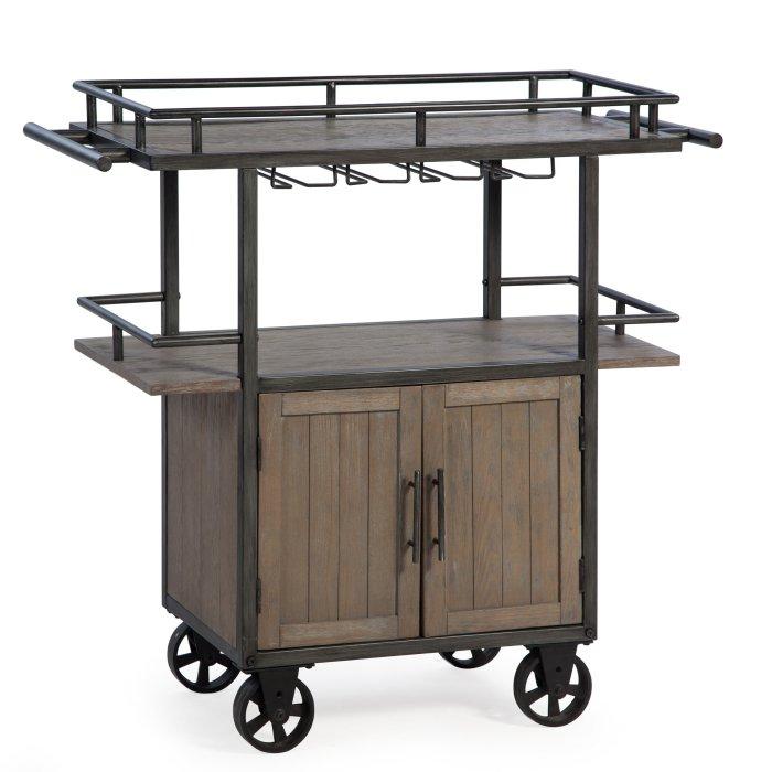 Jamestown Industrial Bar Cart