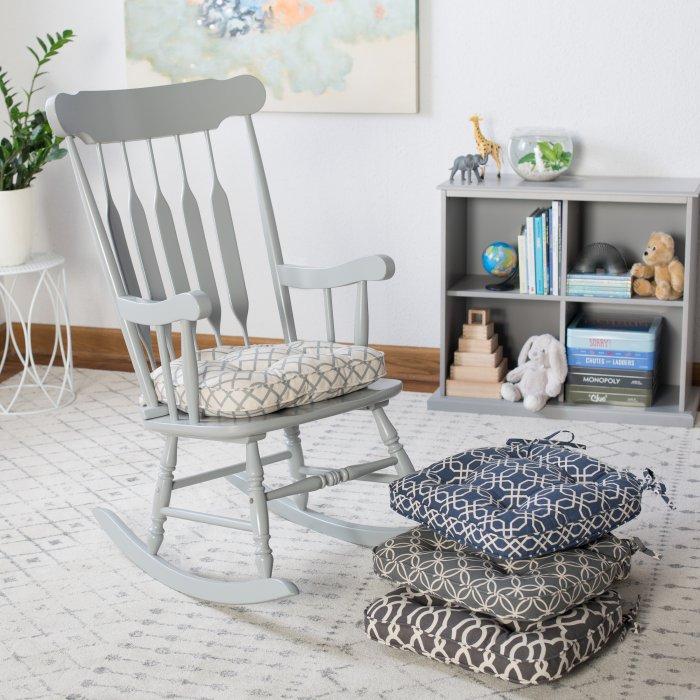 Printed Indoor Rocking Chair Cushion