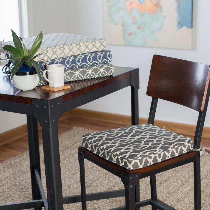 Printed Indoor Dining Chair Cushion