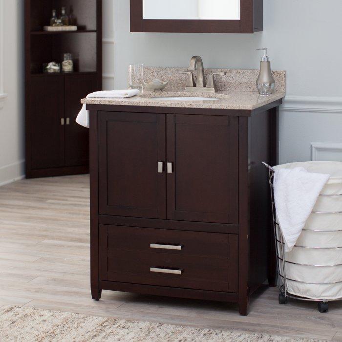 Modern Vanity Base without Granite Top