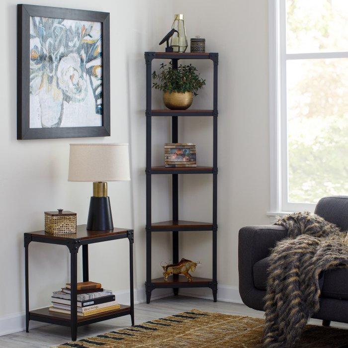 Trenton Corner Bookcase