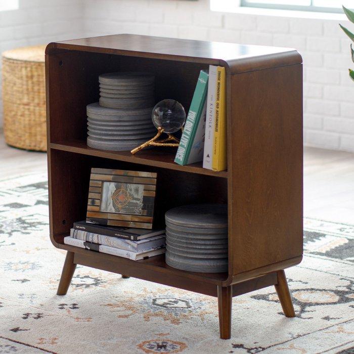 Mid Century Modern Small Bookcase