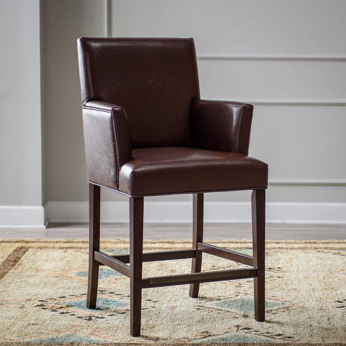 Collins Bonded Leather Counter Stool