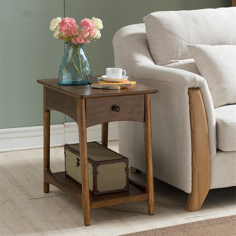 MCM SideTable with Charging Station